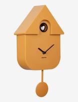 KARLSSON - Wall Clock Modern Cuckoo Abs Ochre Yellow - Sieninis laikrodis - Geltona
