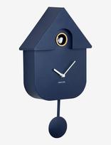 KARLSSON - Wall Clock Modern Cuckoo Abs Ochre Yellow - Sieninis laikrodis - Tamsiai mėlyna