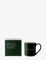 Design House Stockholm - Astrid Lindgren Mug 25 - Kavos puodelis - Žalia
