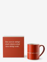 Design House Stockholm - Astrid  Lindgren Mug - Kavos puodelis - Raudona