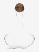 Sagaform - Nature  Wine Carafe With Oak Stopper - Vyno grafinai ir dekanteriai - Nude