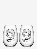 Kosta Boda - All About You / Need You (Vit) Tumbler 2-Pack 57Cl - Stiklinė vandeniui - Nude