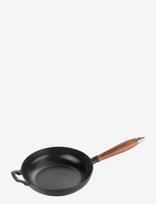 STAUB - Vintage Frying Pan With Wooden Handle - Keptuvė - Juoda