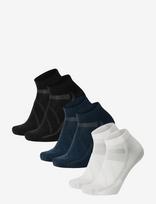 Danish Endurance - Aero Cycling Low-Cut Socks 3-Pack - Futbolo kojinės iki kulkšnių - Balta