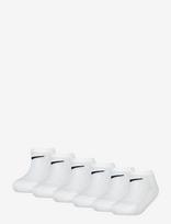 Nike - Nhn Nike 6 Pack No Show - Kojinės - Balta