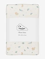 Cam Cam Copenhagen - Fitted Sheet, 60X120X15Cm - Gots - Blueberries - Patalynė - Kreminė spalva