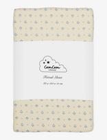 Cam Cam Copenhagen - Fitted Sheet, 60X120X15Cm - Gots - Blueberries - Patalynė - Kreminė spalva