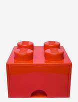 LEGO STORAGE - Lego Brick Drawer 4 - Sandėliavimo dėžė - Raudona