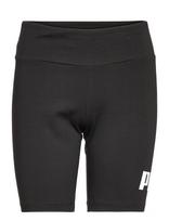 PUMA - Ess 7" Logo Short Leggings - Dviratininko šortai - Juoda