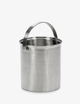 Serax - Ice Bucket M Brushed Steel - Kibirėlis ledui - Sidabro
