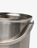 Serax - Ice Bucket S Brushed Steel - Kibirėlis ledui - Sidabro