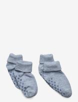 Minymo - Baby Rib Sock W. Abs (2-Pack) - Neslystančios kojinės - Mėlyna