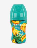 Twistshake - Twistshake Anti-Colic Stainless Steel 260Ml Banana - Kūdikių buteliukas - Marga / raštuota