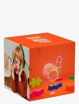 Plus-Plus - Plus-Plus Big Neon Mix / 100 Pcs - Konstrukcijos rinkiniai - Marga / raštuota