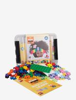 Plus-Plus - Plus-Plus Big Storage Box Mix / 200 Pcs - Konstrukcijos rinkiniai - Marga / raštuota