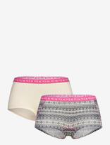 Kari Traa - Tina Hipster 2Pk - Šortai - Marga / raštuota