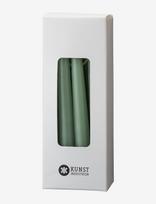 Kunstindustrien - Small Colored Candle - Giftbox W. 12 Pcs - Žvakė - Žalia