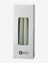 Kunstindustrien - Small Colored Candle - Giftbox W. 12 Pcs - Žvakė - Žalia