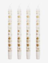 Kunstindustrien - Classic Candles - Gift Box W. 4 Pcs - Žvakė - Balta
