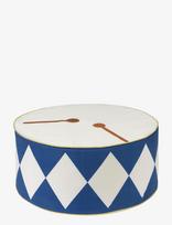 Fabelab - Christmas Cushion - Drum - Regal Blue - Pagalvėlė - Marga / raštuota