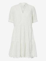 YAS - Yasholi Ss Dress S. Noos - Trumpa suknelė - Balta