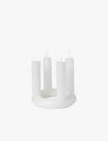 Broste Copenhagen - Figure Candle 'Lucille' - Advento žvakė - Balta