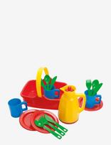 Dantoy - Picnic Set In Net 18 Pcs - Žaislinės virtuvės aksesuarai - Marga / raštuota