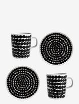 Marimekko Home - Siirtolapuutarha Breakfast Set 2Pcs M+P - Maža lėkštė - Juoda