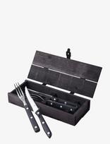 Gense - Steak Cutlery Old Farmer - Kepsnio stalo įrankiai - Juoda