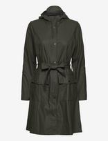 Rains - Curve Long Jacket W3 - Lietpaltis - Žalia