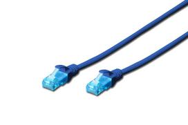 Kabelis Digitus  Patch cord CAT 5e U-UTP, PVC AWG 26/7, 1 m