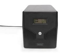 Serveriai Digitus  Line-Interactive UPS DN-170074, 1000VA, 600W, 2x 12V/7Ah battery, 4x CEE 7/7 outlet, 2x RJ45, 1x USB 2.0 type B, 1x RS232, LCD, Simulated Sine Wave, 338x150x162mm, 7.8kg