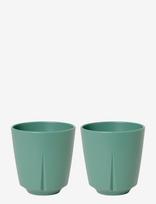 Rosendahl - Gc Take Mug 30 Cl 2 Pcs. - Kavos puodelis - Žalia