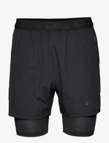 Virtus - Dylan M 2-In-1 Stretch Shorts - Sportiniai šortai - Juoda
