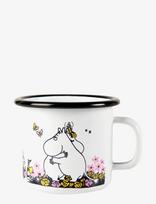 Muurla - Moomin Enamel Mug 25Cl - Kavos puodelis - Balta