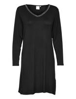 CCDK Copenhagen - Jacqueline Longsleeved Dress - Naktiniai marškiniai - Juoda