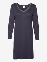 CCDK Copenhagen - Jacqueline Longsleeved Dress - Naktiniai marškiniai - Tamsiai mėlyna