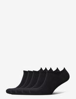 TOPECO - Sneaker Solid, Bamboo, 5 Pc/Pack - Futbolo kojinės iki kulkšnių - Juoda