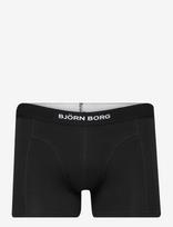Björn Borg - Premium Cotton Stretch Boxer 2P - Bokseriai - Juoda