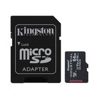 Atminties kortelės Kingston  UHS-I | 64GB | microSDHC/SDXC Industrial Card | Flash memory class Class 10, UHS-I, U3, V30, A1 | SD Adapter