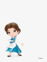 Jada Toys - Disney Princess Prov. Belle 4" Figure - Filmų ir pasakų personažų žaidimas - Marga / raštuota
