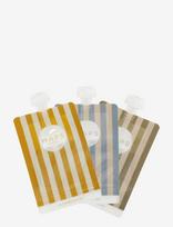 Haps Nordic - Smoothie Bags 3-Pack - Maisto maišelis - Marga / raštuota