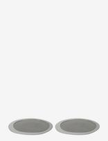 Valerie Objects - Plate Maarten Baas L Set Of 2 - Stalo serviravimo rinkinys - Sidabro