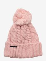 New Balance - Lux Knit Pom Beanie - Kepurė - Rožinė