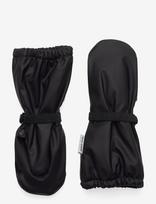 Mikk-line - Pu Rain Mittens W. Fleece - Lietaus pirštinės - Juoda