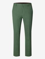 Selected - Slmslim-Oasis Linen Trs Noos - Klasikinės kelnės - Chaki spalva