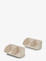 Liewood - Rosemary Desktop Organizer M 2-Pack - Sandėliavimo dėžė - Kreminė spalva