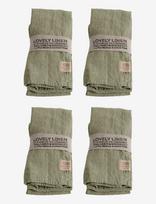Lovely Linen - Lovely Napkin (4-Pack) - Audinių servetėlės - Žalia