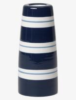 Kähler - Omaggio Nuovo Candle Holder H12 Dark Blue - Žvakių laikiklis - Marga / raštuota