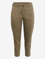 Kaffe Curve - Kcleana Chino 7/8 Pants - Chino stiliaus kelnės - Chaki spalva